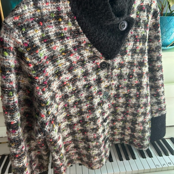 Tub Design Vintage Black and Pink Checkered Blazer M - Picture 13 of 16